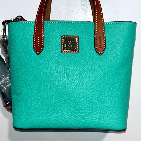 NWT! Dooney & Bourke Mini Waverly Jade Pebble Grain Leather - Picture 3 of 17